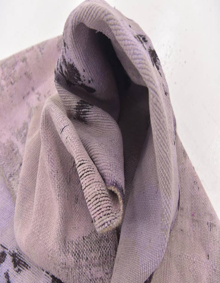 Detail image of  4' x 5' 10  Hand Knotted Ultra Vintage Persian Wool Rug