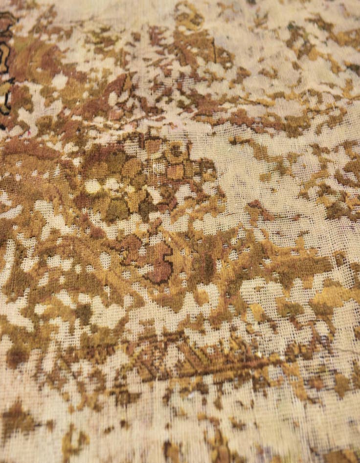 Detail image of  8' 2 x 9' 4  Hand Knotted Ultra Vintage Persian Wool Rug