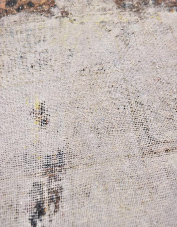 Detail image of  2' 8 x 5'  Hand Knotted Ultra Vintage Persian Wool Rug