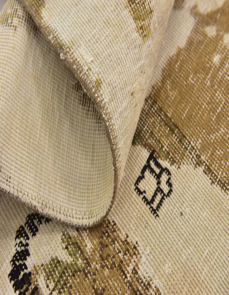 Detail image of  7' 4 x 10' 3  Hand Knotted Ultra Vintage Persian Wool Rug