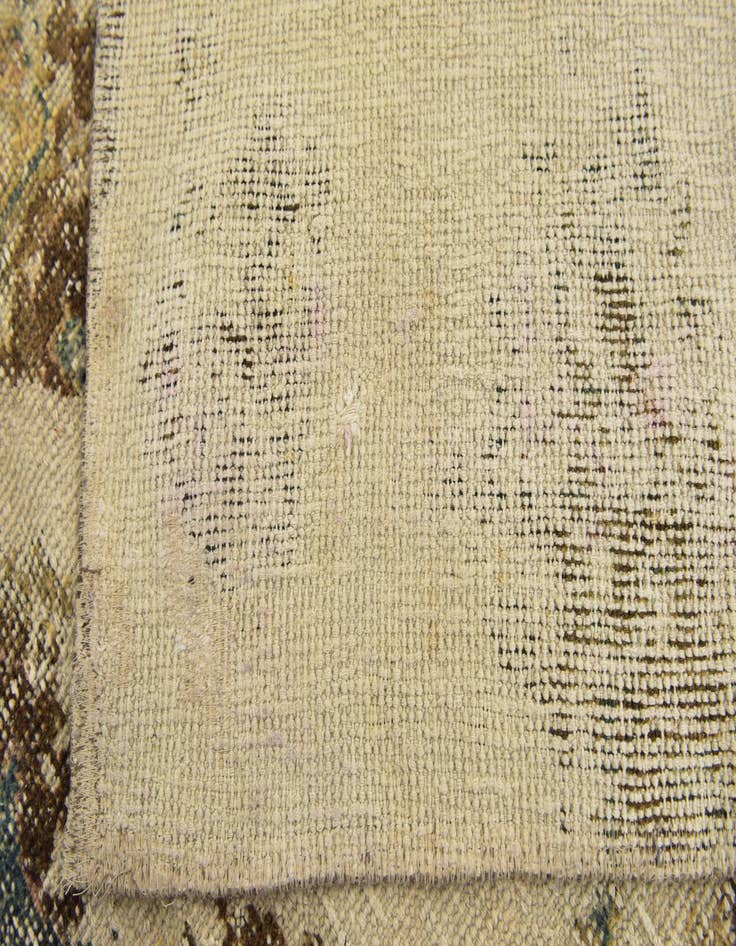 Detail image of  4' 7 x 6' 4  Hand Knotted Ultra Vintage Persian Wool Rug