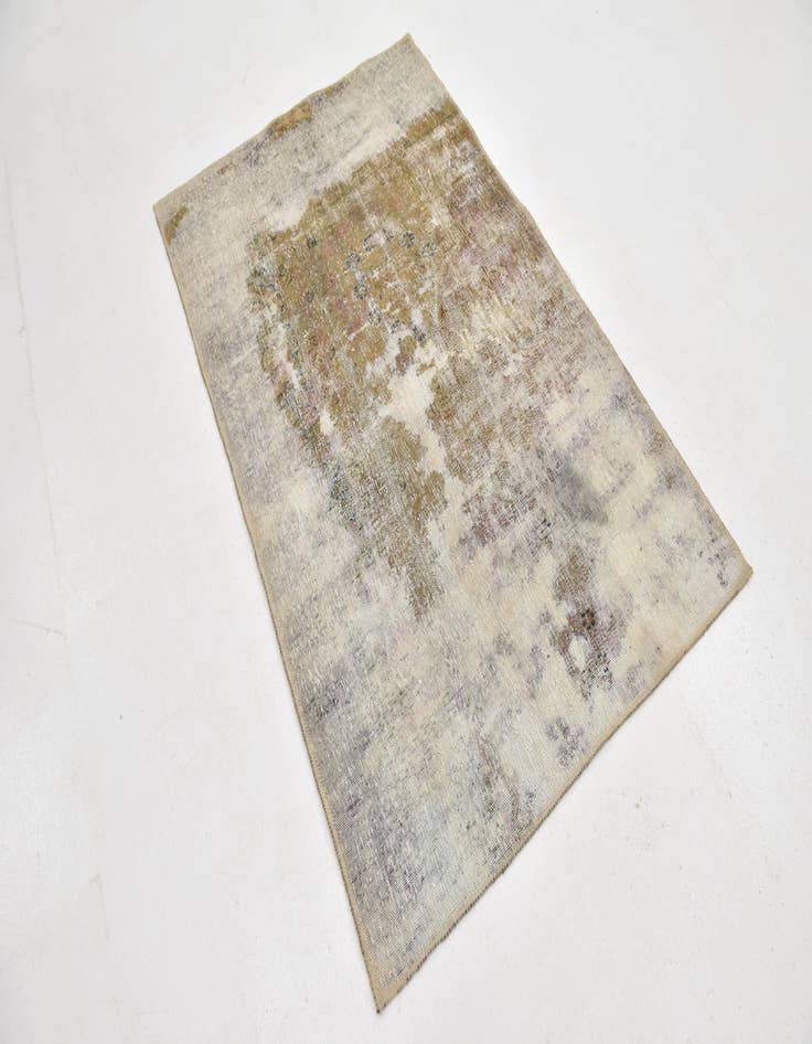 Detail image of  3' 5 x 4' 5  Hand Knotted Ultra Vintage Persian Wool Rug