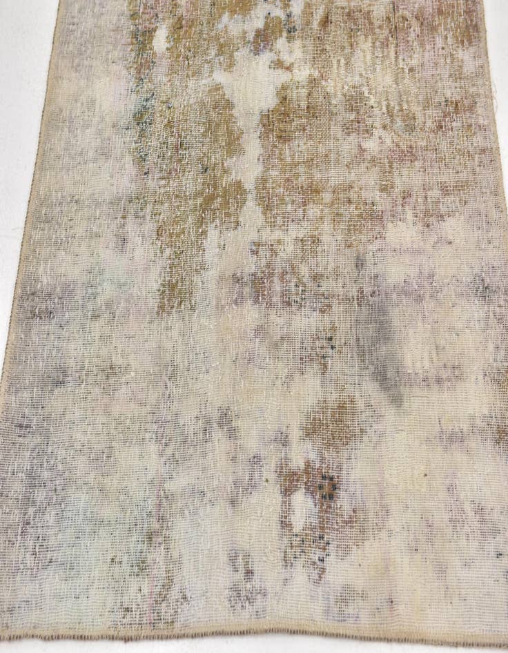 Detail image of  3' 5 x 4' 5  Hand Knotted Ultra Vintage Persian Wool Rug