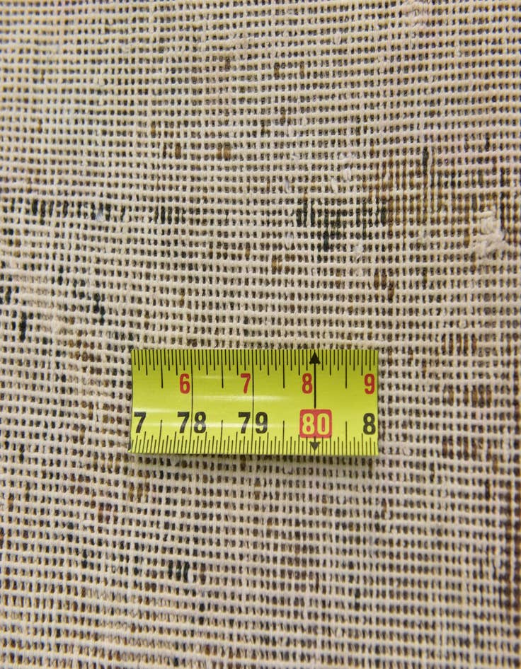 Detail image of  3' 5 x 4' 5  Hand Knotted Ultra Vintage Persian Wool Rug