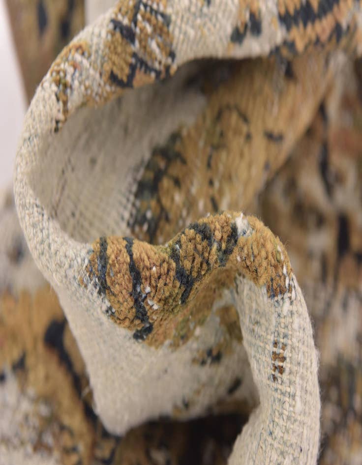 Detail image of  4' x 5' 6  Hand Knotted Ultra Vintage Persian Wool Rug