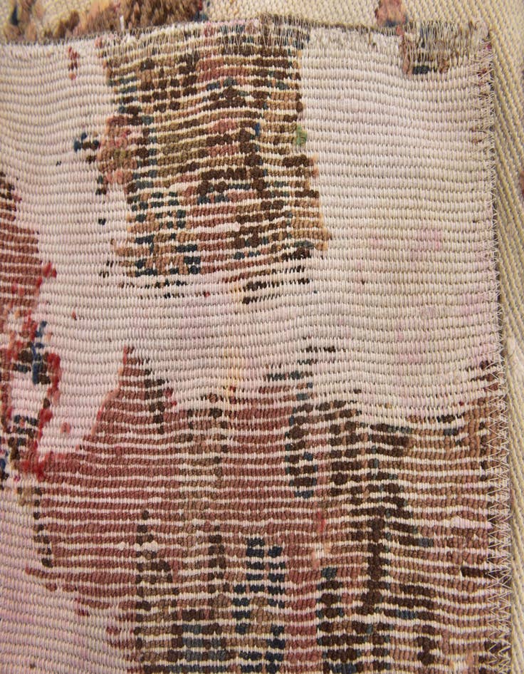 Detail image of  2' 8 x 4' 9  Hand Knotted Ultra Vintage Persian Wool Rug