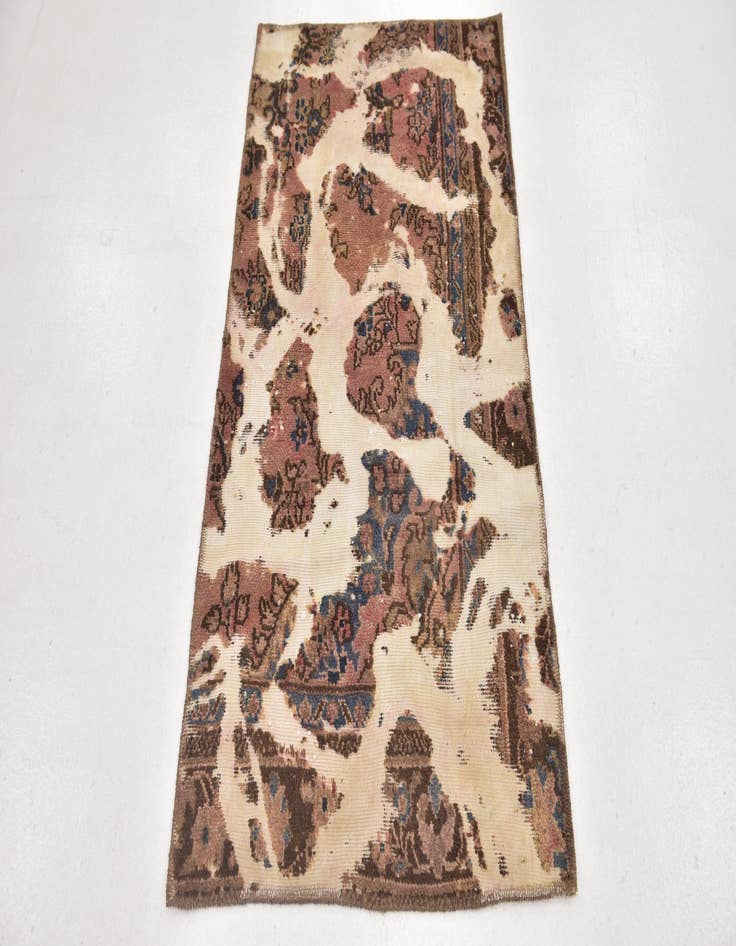 Detail image of  2' 8 x 4' 9  Hand Knotted Ultra Vintage Persian Wool Rug