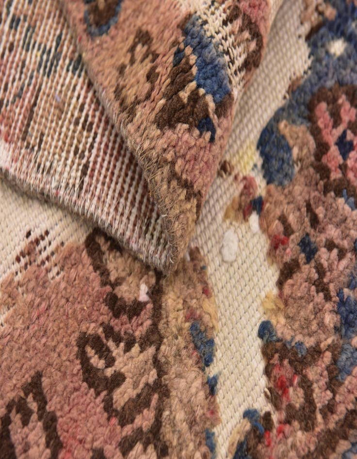 Detail image of  2' 8 x 4' 9  Hand Knotted Ultra Vintage Persian Wool Rug