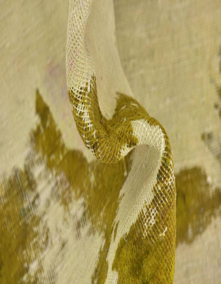 Detail image of  7' 6 x 11' 7  Hand Knotted Ultra Vintage Persian Wool Rug