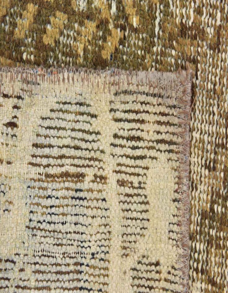 Detail image of  6' 8 x 9' 6  Hand Knotted Ultra Vintage Persian Wool Rug