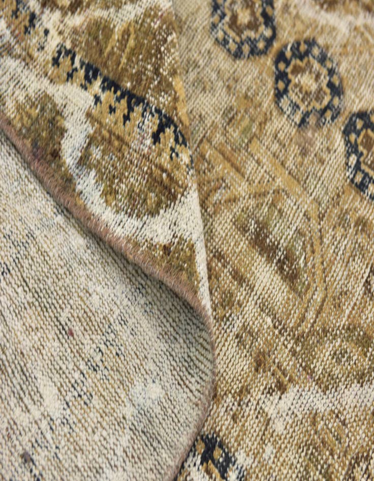 Detail image of  6' 8 x 9' 6  Hand Knotted Ultra Vintage Persian Wool Rug