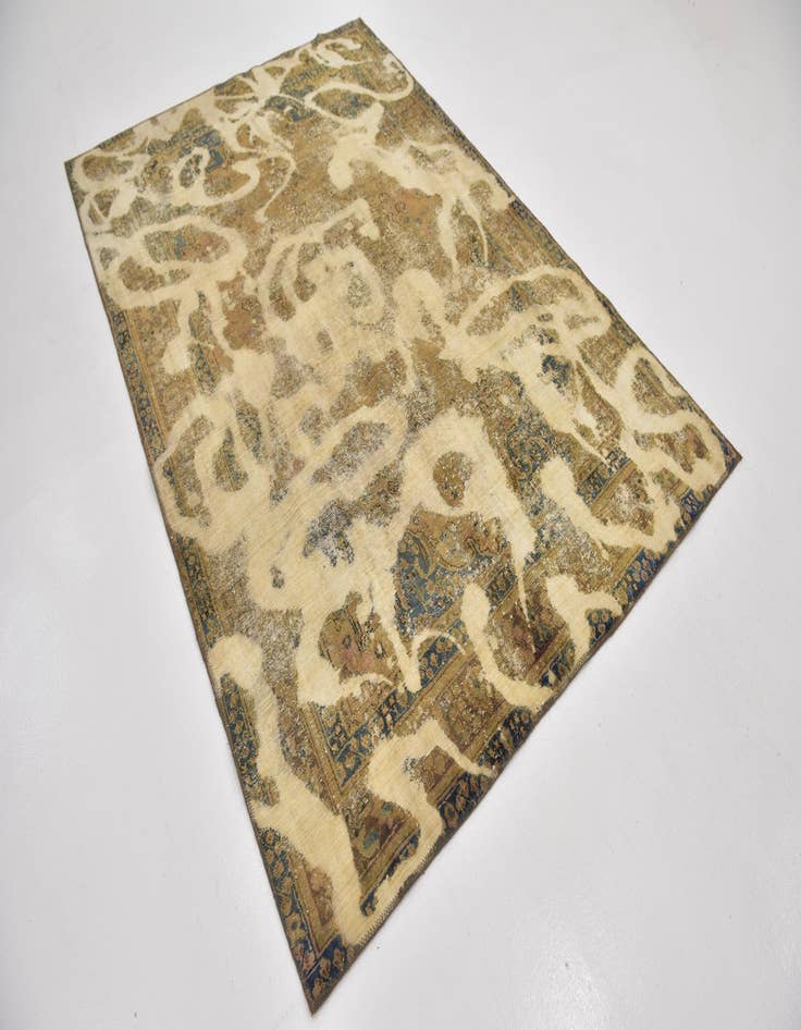 Detail image of  5' 10 x 8' 10  Hand Knotted Ultra Vintage Persian Wool Rug