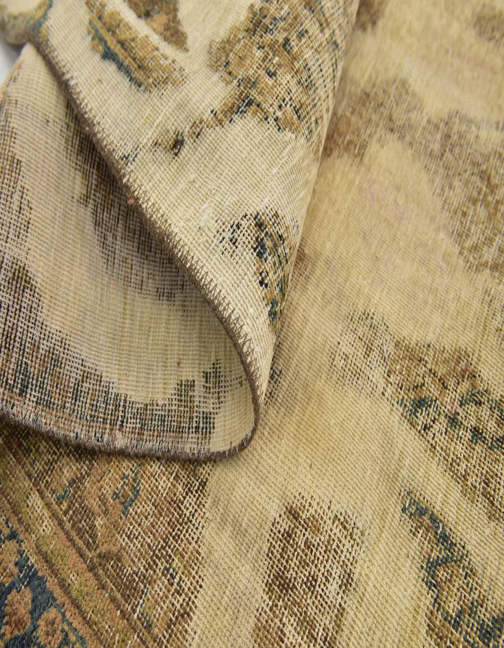 Detail image of  5' 10 x 8' 10  Hand Knotted Ultra Vintage Persian Wool Rug