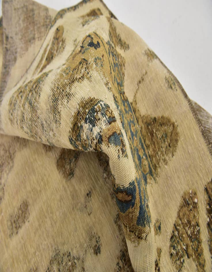 Detail image of  5' 10 x 8' 10  Hand Knotted Ultra Vintage Persian Wool Rug