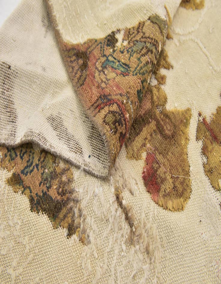 Detail image of  3' 3 x 5' 10  Hand Knotted Ultra Vintage Persian Wool Rug