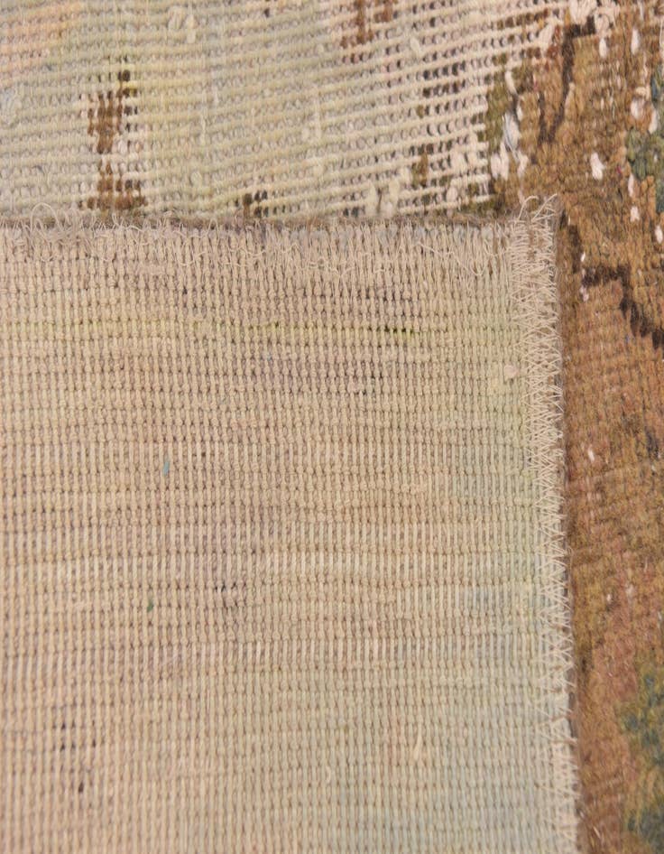 Detail image of  5' 10 x 7' 4  Hand Knotted Ultra Vintage Persian Wool Rug