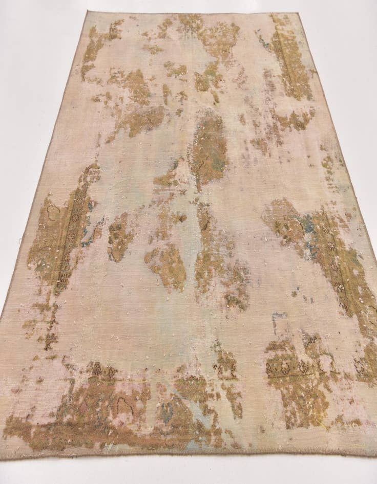 Detail image of  5' 10 x 7' 4  Hand Knotted Ultra Vintage Persian Wool Rug