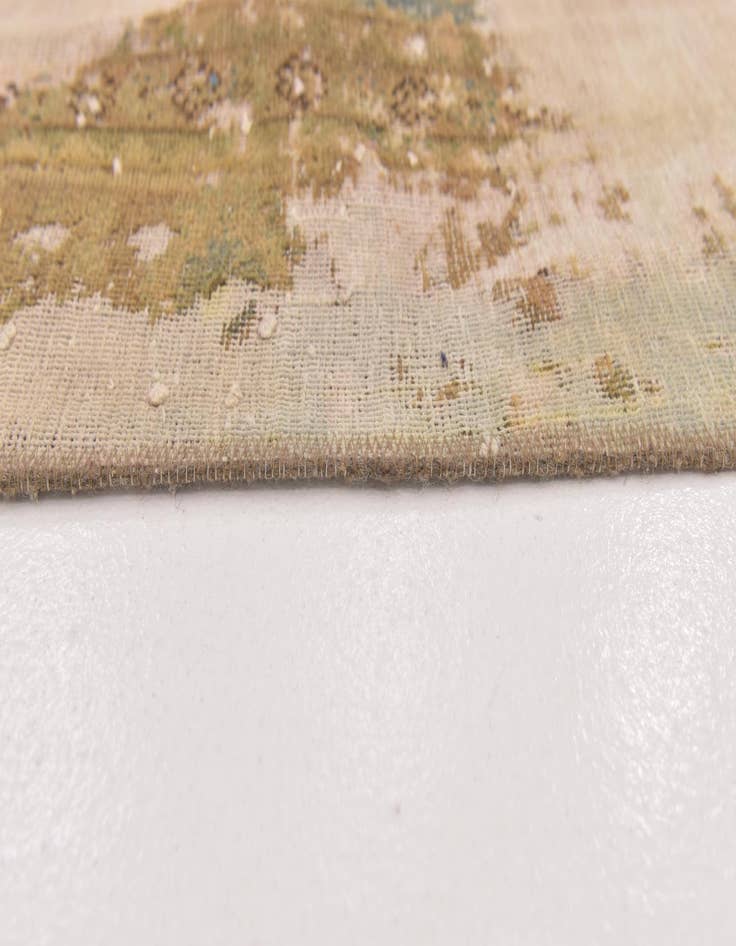 Detail image of  5' 10 x 7' 4  Hand Knotted Ultra Vintage Persian Wool Rug