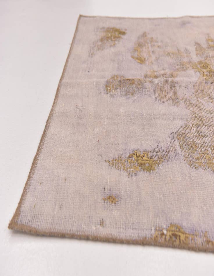 Detail image of  3' 10 x 6' 5  Hand Knotted Ultra Vintage Persian Wool Rug