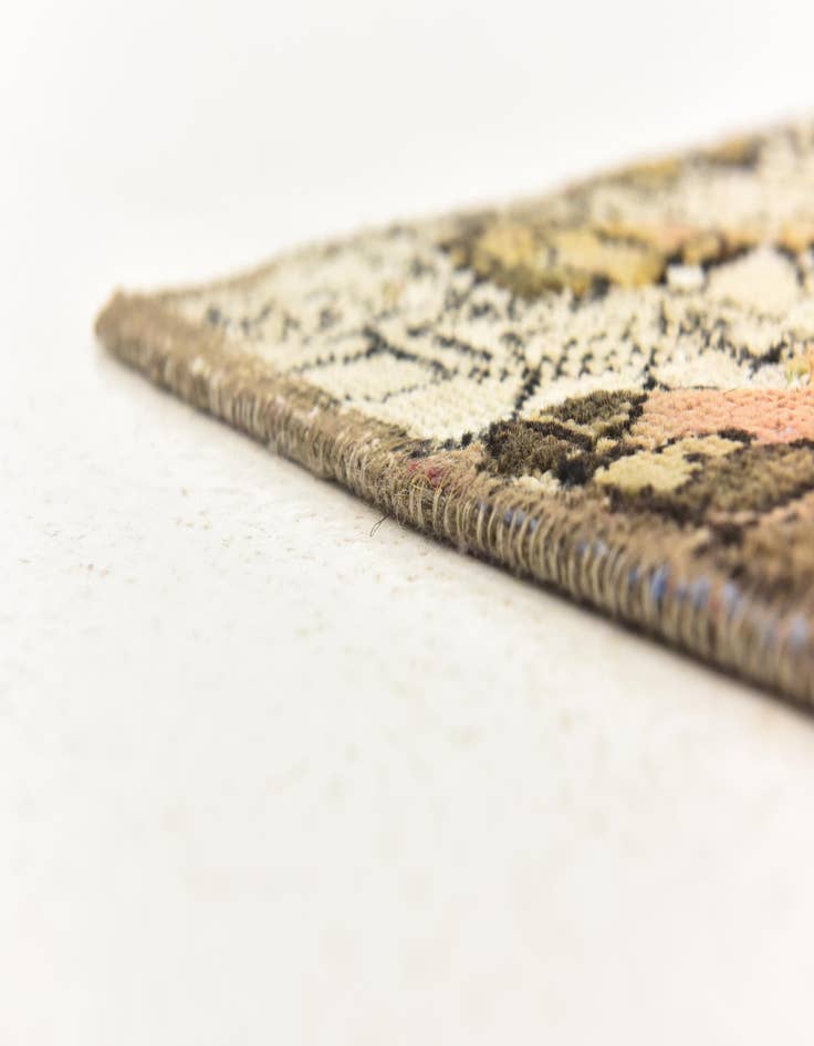 Detail image of  6' x 8' 8  Hand Knotted Ultra Vintage Persian Wool Rug