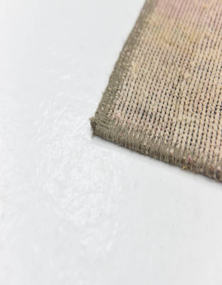 Detail image of  4' 7 x 6'  Hand Knotted Ultra Vintage Persian Wool Rug