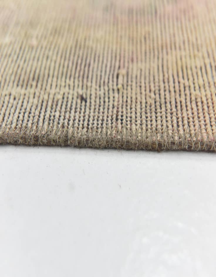 Detail image of  4' 7 x 6'  Hand Knotted Ultra Vintage Persian Wool Rug