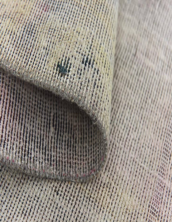 Detail image of  4' 7 x 6'  Hand Knotted Ultra Vintage Persian Wool Rug