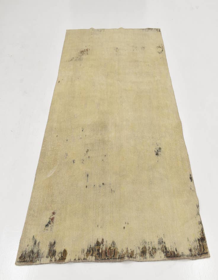 Detail image of  6' x 8'  Hand Knotted Ultra Vintage Persian Wool Rug