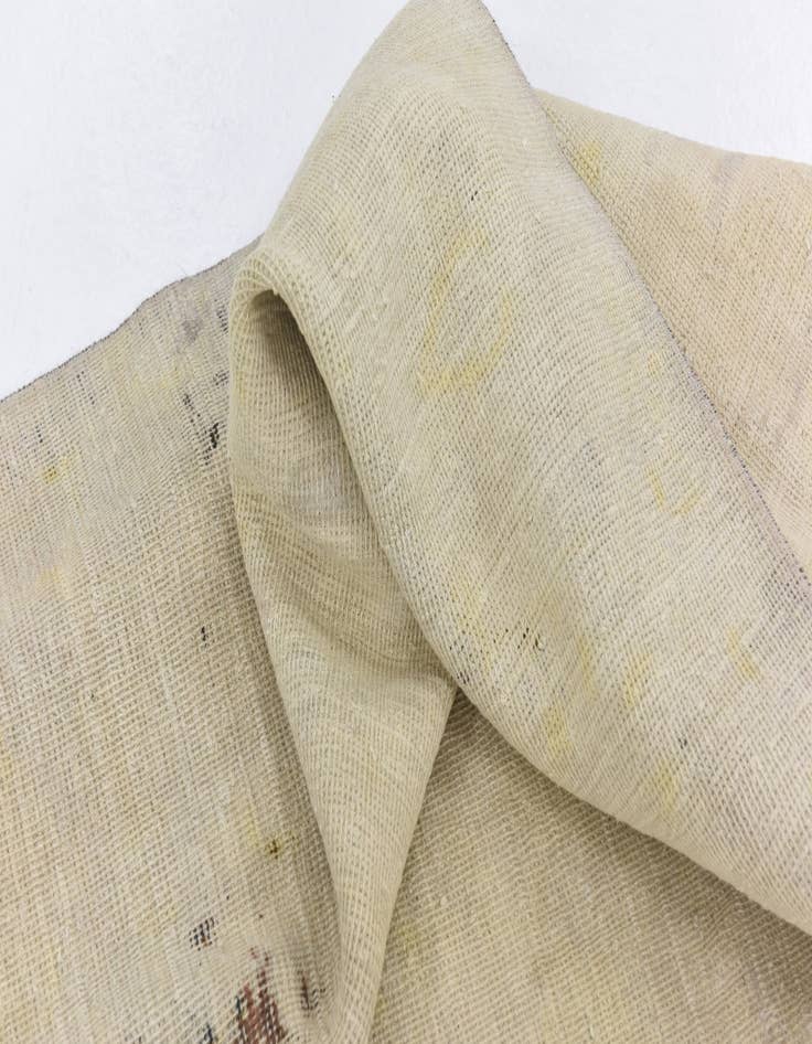 Detail image of  6' x 8'  Hand Knotted Ultra Vintage Persian Wool Rug