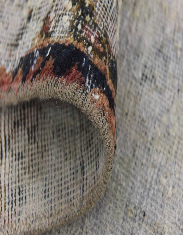 Detail image of  4' 10 x 6' 2  Hand Knotted Ultra Vintage Persian Wool Rug