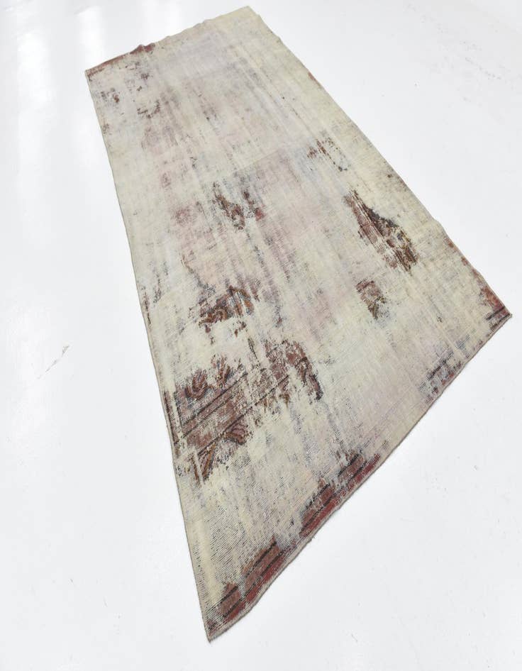 Detail image of  6' x 10' 10  Hand Knotted Ultra Vintage Persian Wool Rug