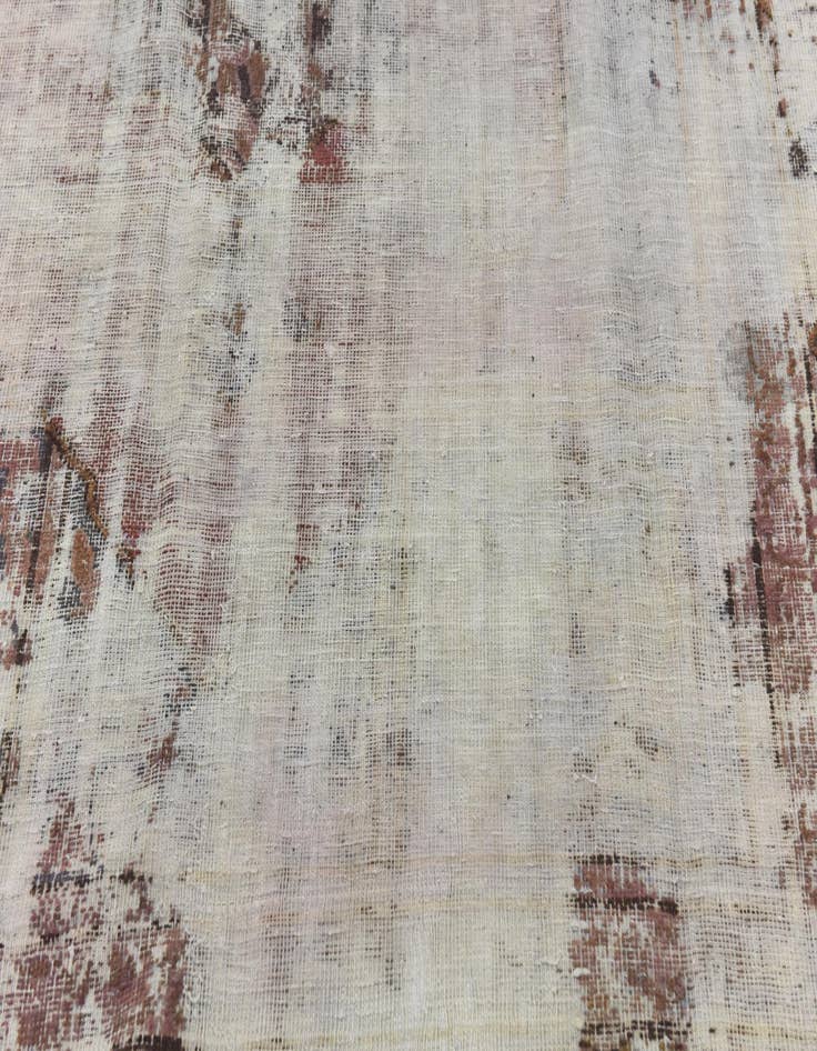 Detail image of  6' x 10' 10  Hand Knotted Ultra Vintage Persian Wool Rug