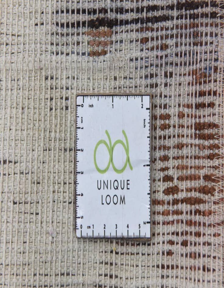 Detail image of  6' x 10' 10  Hand Knotted Ultra Vintage Persian Wool Rug