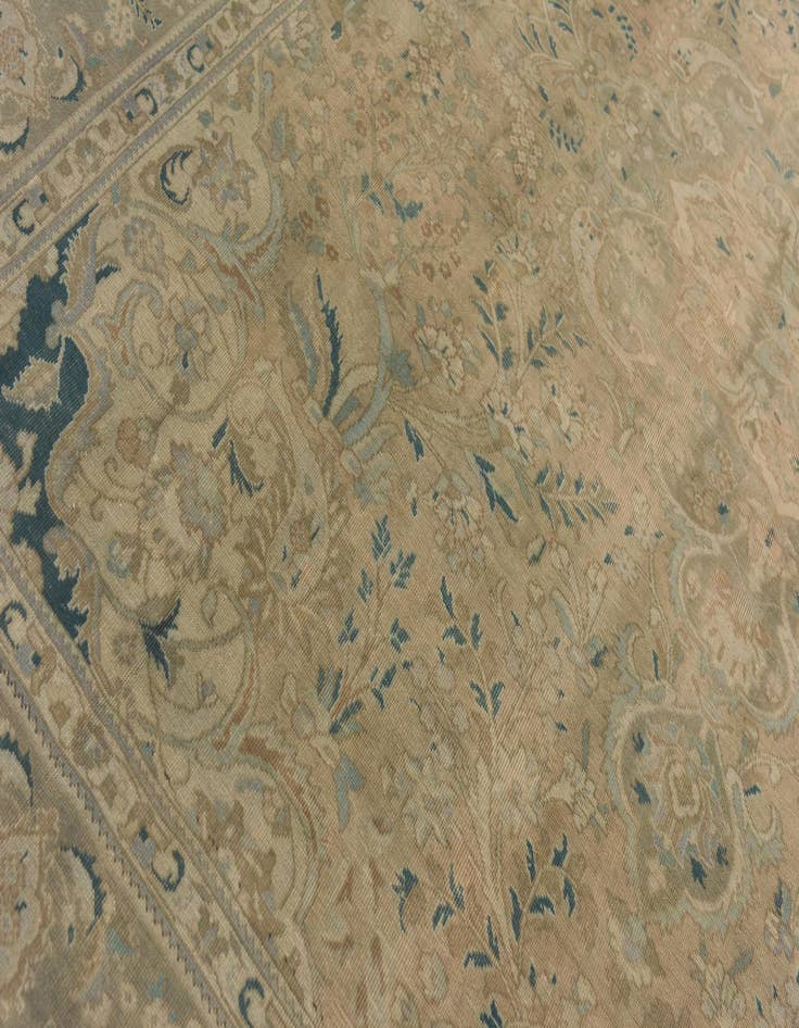 Detail image of  9' 6 x 12' 9  Hand Knotted Ultra Vintage Persian Wool Rug