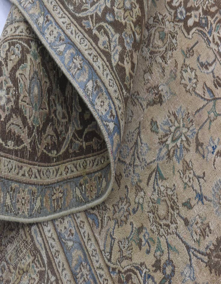 Detail image of  9' 5 x 11' 11  Hand Knotted Ultra Vintage Persian Wool Rug