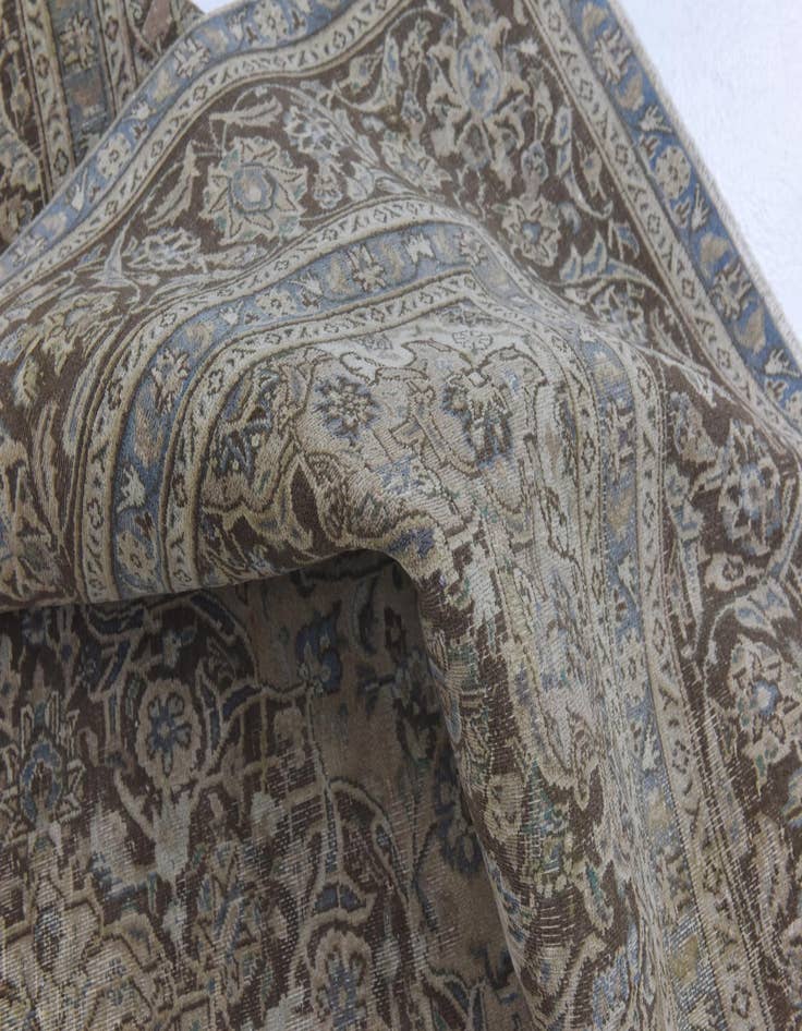 Detail image of  9' 5 x 11' 11  Hand Knotted Ultra Vintage Persian Wool Rug