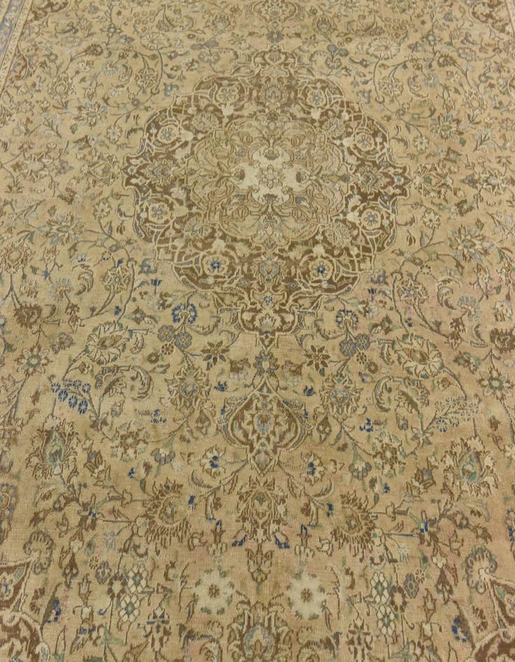 Detail image of  9' 5 x 11' 11  Hand Knotted Ultra Vintage Persian Wool Rug