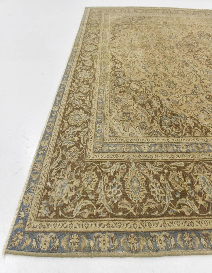 Detail image of  9' 5 x 11' 11  Hand Knotted Ultra Vintage Persian Wool Rug