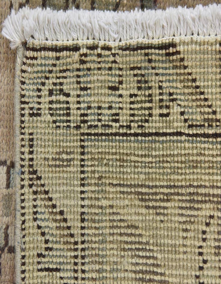 Detail image of  6' 5 x 9' 9  Hand Knotted Ultra Vintage Persian Wool Rug