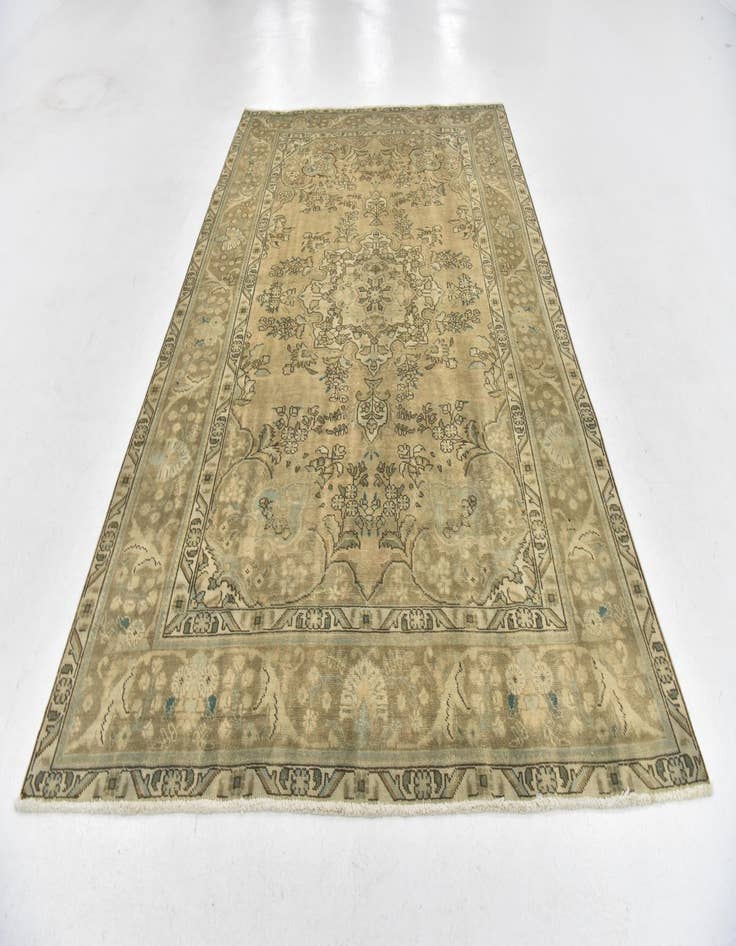 Detail image of  6' 5 x 9' 9  Hand Knotted Ultra Vintage Persian Wool Rug