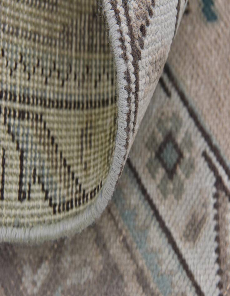 Detail image of  6' 5 x 9' 9  Hand Knotted Ultra Vintage Persian Wool Rug