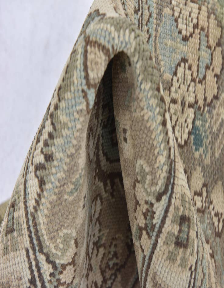 Detail image of  6' 5 x 9' 9  Hand Knotted Ultra Vintage Persian Wool Rug