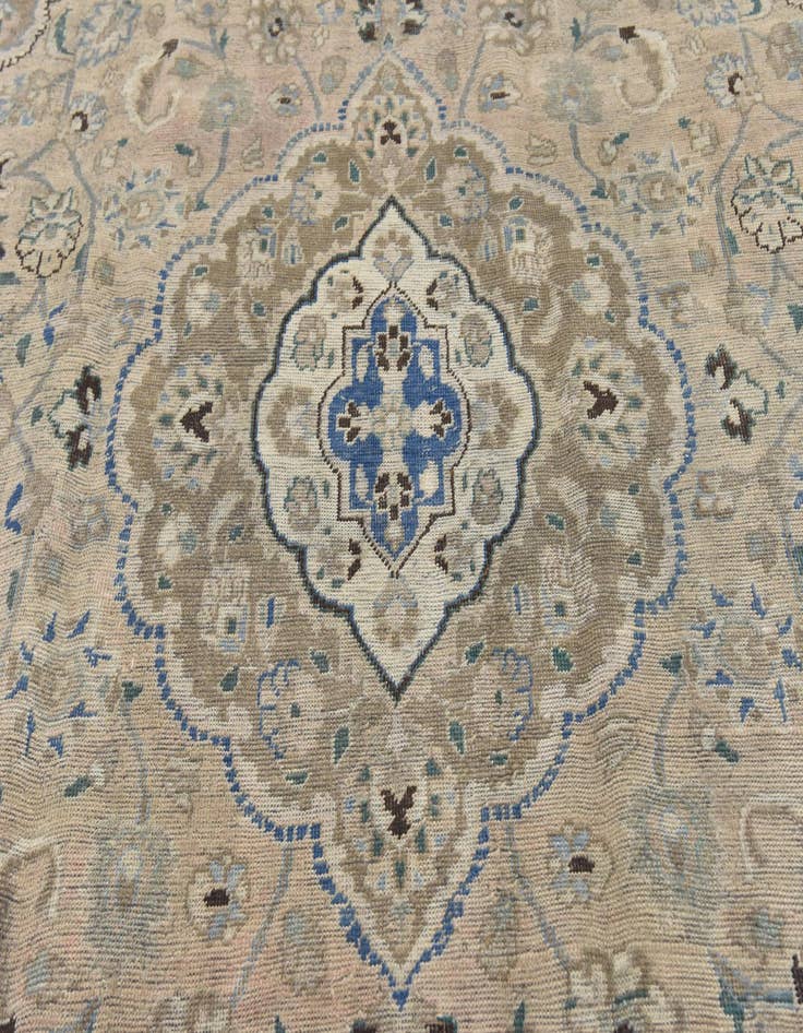 Detail image of  8' 7 x 11' 6  Hand Knotted Ultra Vintage Persian Wool Rug