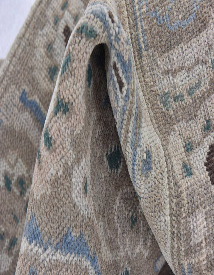 Detail image of  8' 7 x 11' 6  Hand Knotted Ultra Vintage Persian Wool Rug