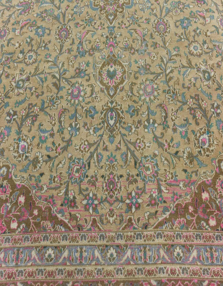 Detail image of  9' x 12' 3  Hand Knotted Ultra Vintage Persian Wool Rug