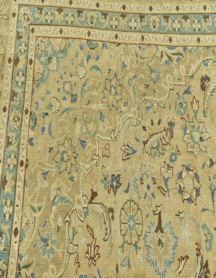 Detail image of  9' 8 x 12' 7  Hand Knotted Ultra Vintage Persian Wool Rug