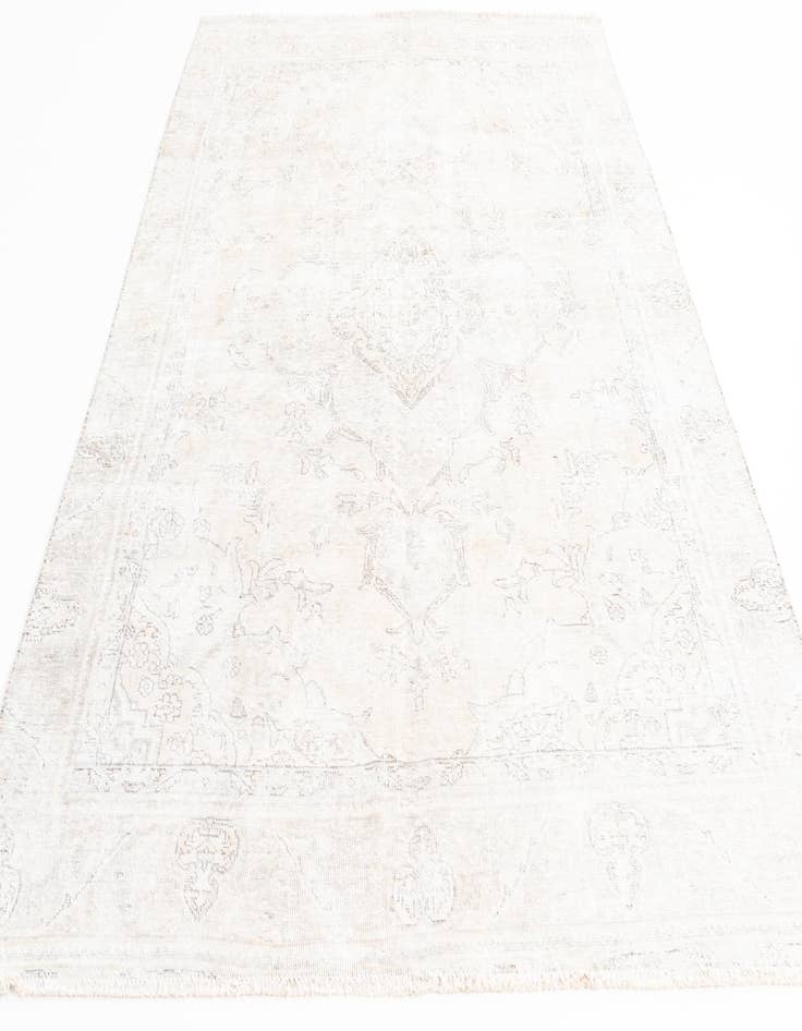 Detail image of 5' 9 x 9' 2 Hand Knotted Ultra Vintage Persian Wool Rug