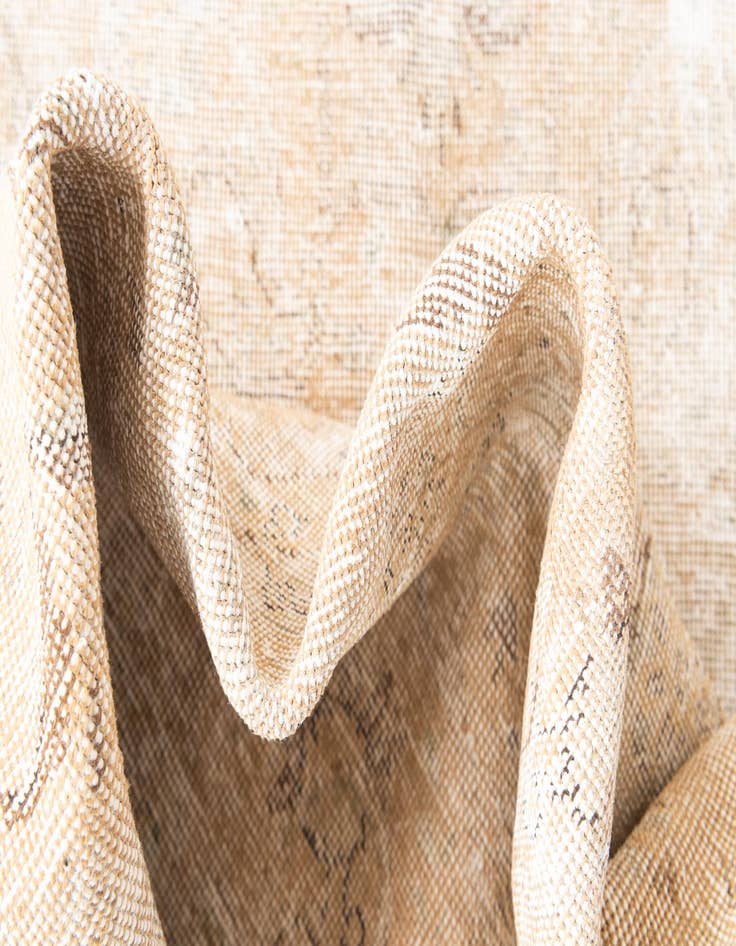 Detail image of  6' x 9' 7  Hand Knotted Ultra Vintage Persian Wool Rug