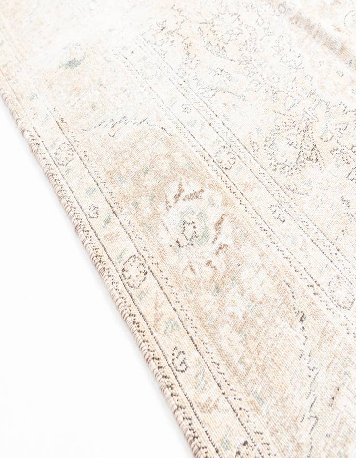 Detail image of  6' 8 x 9' 9  Hand Knotted Ultra Vintage Persian Wool Rug