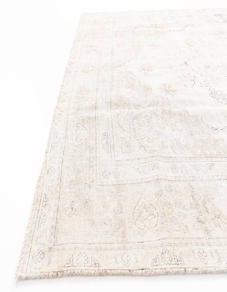 Detail image of  6' 2 x 9' 8  Hand Knotted Ultra Vintage Persian Wool Rug